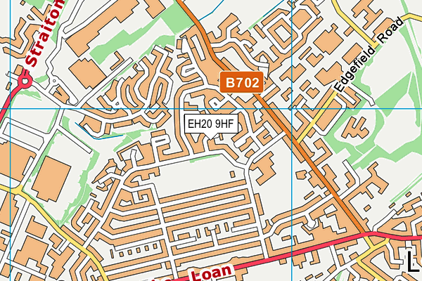 EH20 9HF map - OS VectorMap District (Ordnance Survey)