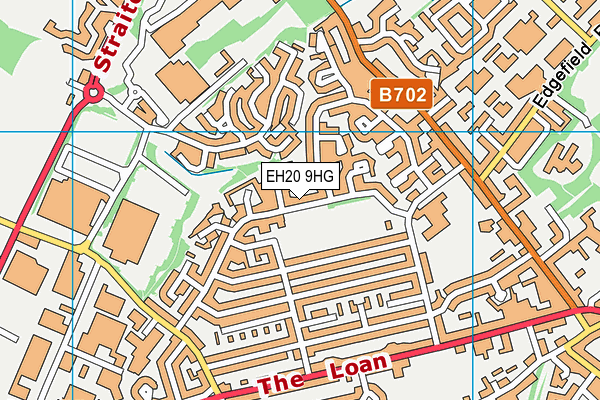 EH20 9HG map - OS VectorMap District (Ordnance Survey)