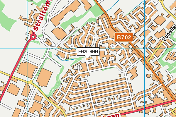 EH20 9HH map - OS VectorMap District (Ordnance Survey)