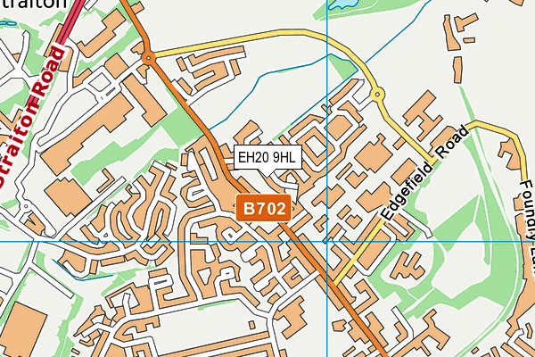 EH20 9HL map - OS VectorMap District (Ordnance Survey)