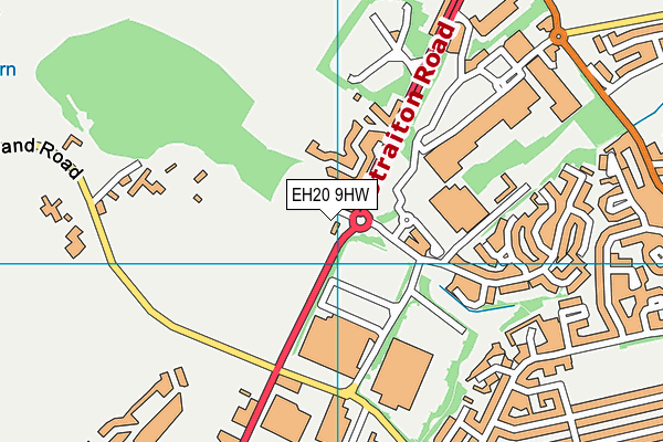 EH20 9HW map - OS VectorMap District (Ordnance Survey)