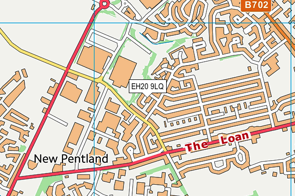 EH20 9LQ map - OS VectorMap District (Ordnance Survey)