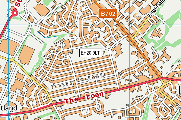 EH20 9LT map - OS VectorMap District (Ordnance Survey)