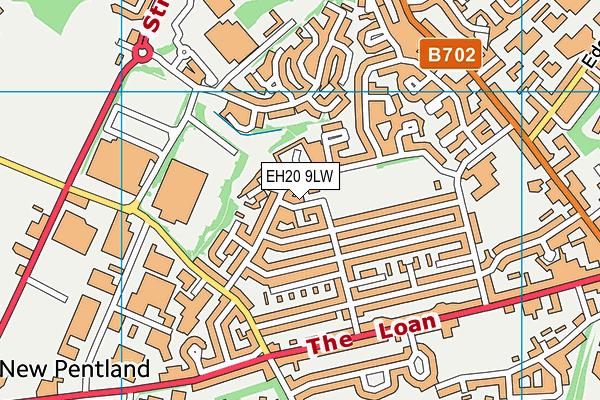 EH20 9LW map - OS VectorMap District (Ordnance Survey)