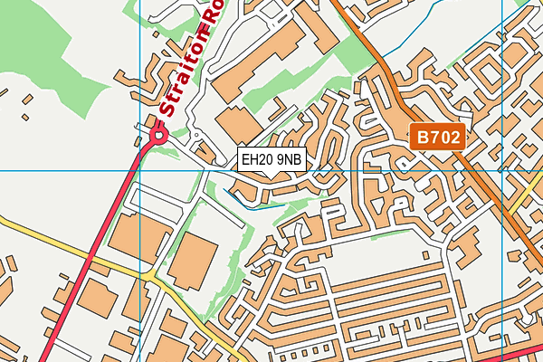 EH20 9NB map - OS VectorMap District (Ordnance Survey)