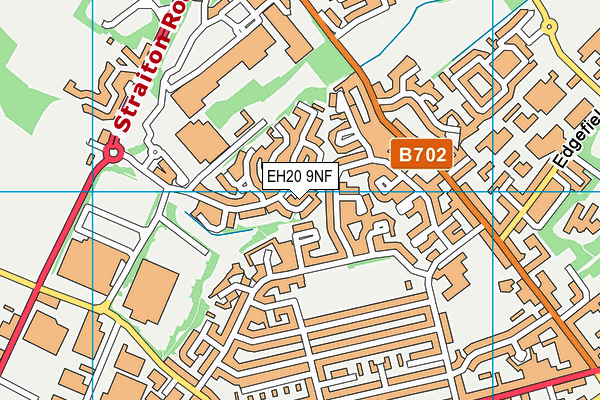 EH20 9NF map - OS VectorMap District (Ordnance Survey)