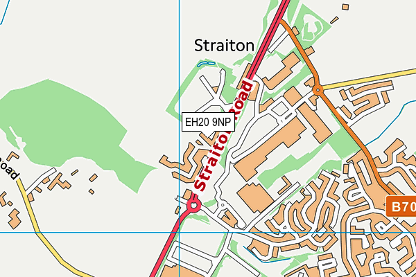 EH20 9NP map - OS VectorMap District (Ordnance Survey)