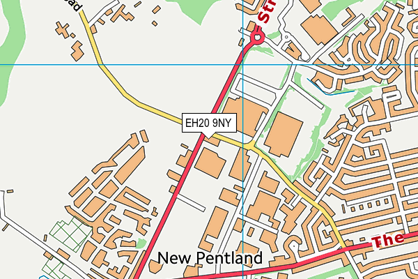 EH20 9NY map - OS VectorMap District (Ordnance Survey)