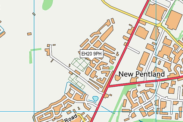 EH20 9PH map - OS VectorMap District (Ordnance Survey)