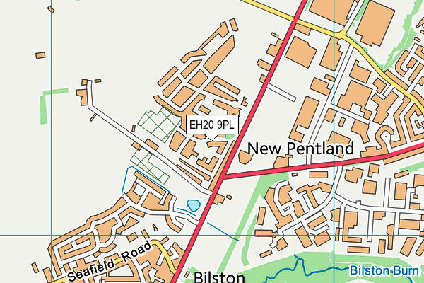 EH20 9PL map - OS VectorMap District (Ordnance Survey)