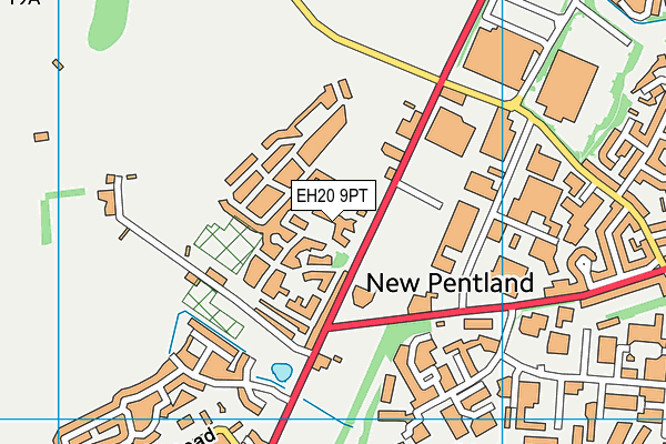 EH20 9PT map - OS VectorMap District (Ordnance Survey)