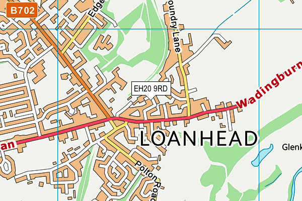 EH20 9RD map - OS VectorMap District (Ordnance Survey)