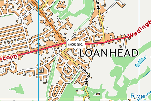 EH20 9RJ map - OS VectorMap District (Ordnance Survey)