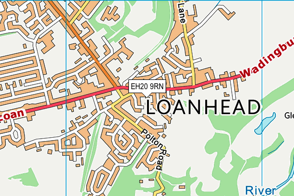 EH20 9RN map - OS VectorMap District (Ordnance Survey)