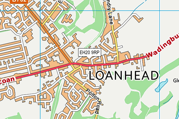 EH20 9RP map - OS VectorMap District (Ordnance Survey)