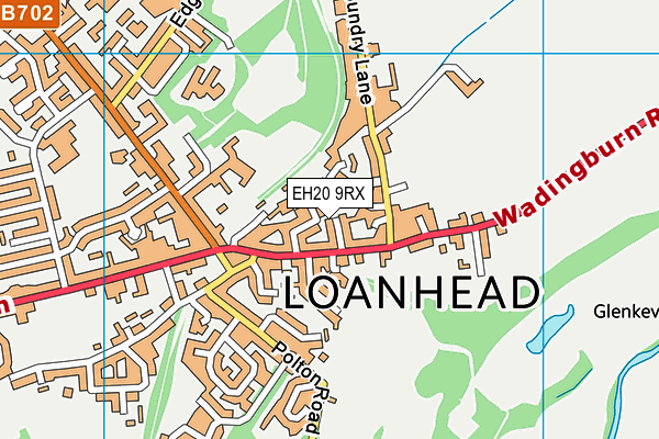 EH20 9RX map - OS VectorMap District (Ordnance Survey)