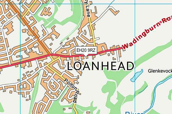 EH20 9RZ map - OS VectorMap District (Ordnance Survey)