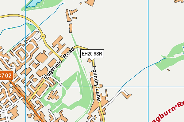 EH20 9SR map - OS VectorMap District (Ordnance Survey)