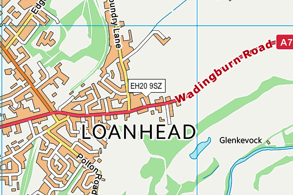 EH20 9SZ map - OS VectorMap District (Ordnance Survey)