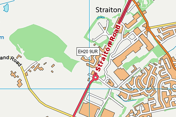 EH20 9UR map - OS VectorMap District (Ordnance Survey)