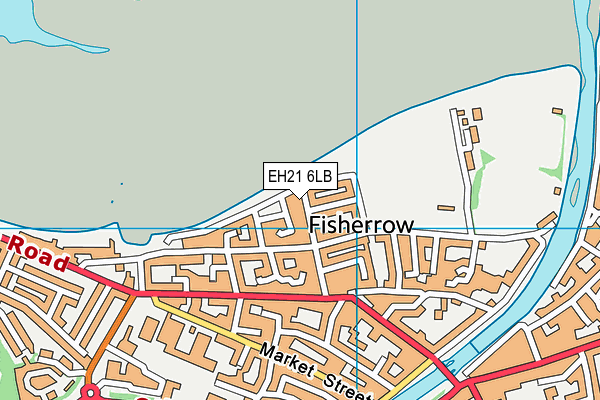 EH21 6LB map - OS VectorMap District (Ordnance Survey)