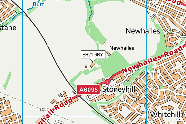 EH21 6RY map - OS VectorMap District (Ordnance Survey)