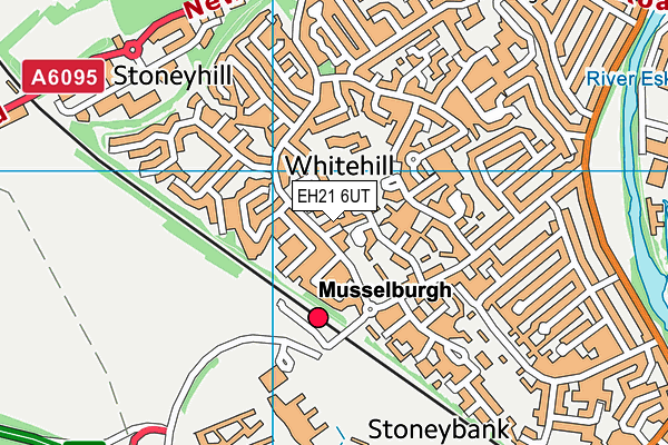 EH21 6UT map - OS VectorMap District (Ordnance Survey)