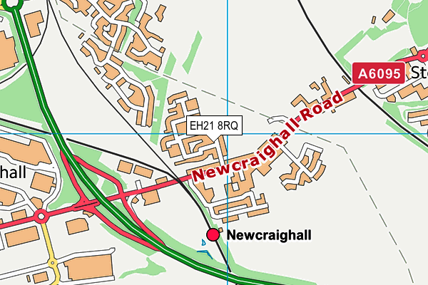 EH21 8RQ map - OS VectorMap District (Ordnance Survey)