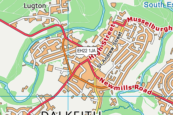 Map of DALKEITH INVESTMENTS LIMITED at district scale