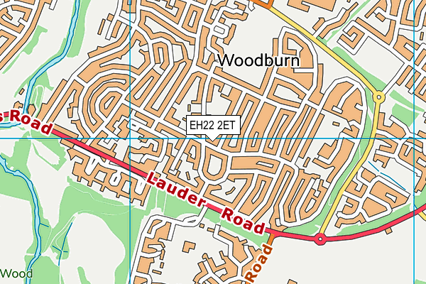 EH22 2ET map - OS VectorMap District (Ordnance Survey)