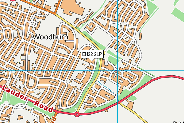 EH22 2LP map - OS VectorMap District (Ordnance Survey)