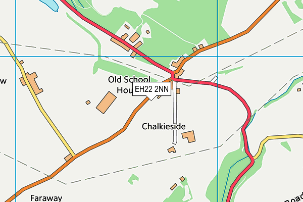 EH22 2NN map - OS VectorMap District (Ordnance Survey)