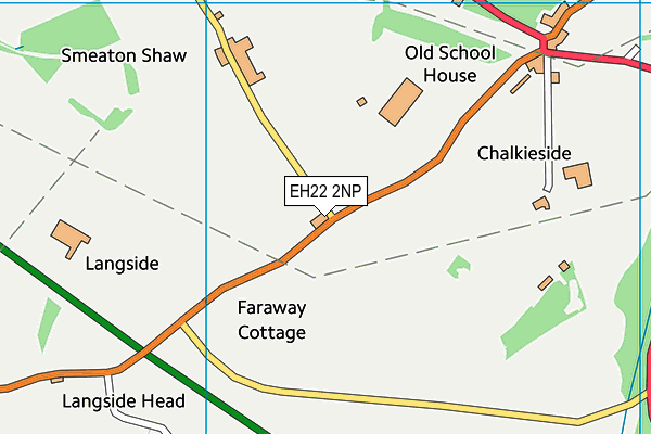 EH22 2NP map - OS VectorMap District (Ordnance Survey)