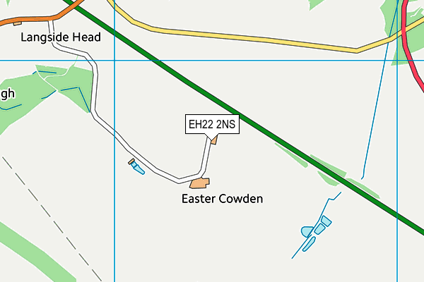 EH22 2NS map - OS VectorMap District (Ordnance Survey)