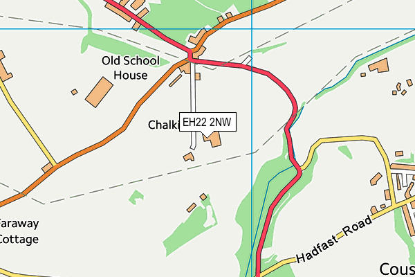 EH22 2NW map - OS VectorMap District (Ordnance Survey)