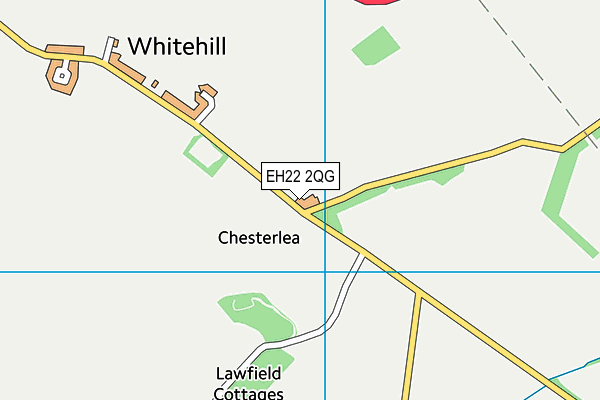 EH22 2QG map - OS VectorMap District (Ordnance Survey)