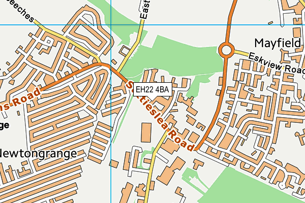EH22 4BA map - OS VectorMap District (Ordnance Survey)