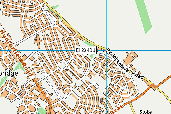 EH23 4DU map - OS VectorMap District (Ordnance Survey)
