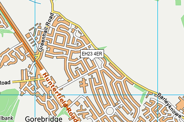 EH23 4ER map - OS VectorMap District (Ordnance Survey)