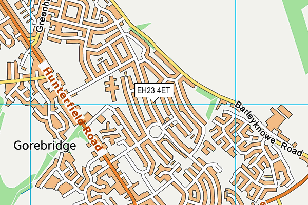 EH23 4ET map - OS VectorMap District (Ordnance Survey)