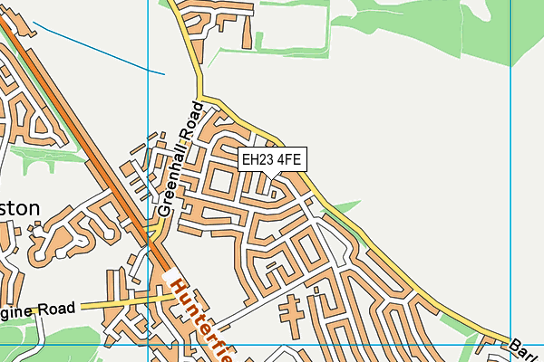 EH23 4FE map - OS VectorMap District (Ordnance Survey)