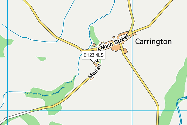 EH23 4LS map - OS VectorMap District (Ordnance Survey)