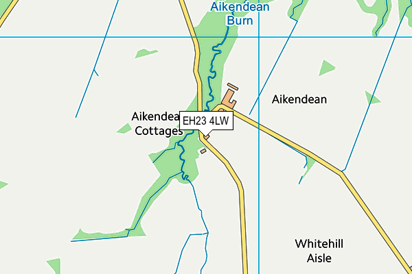 EH23 4LW map - OS VectorMap District (Ordnance Survey)