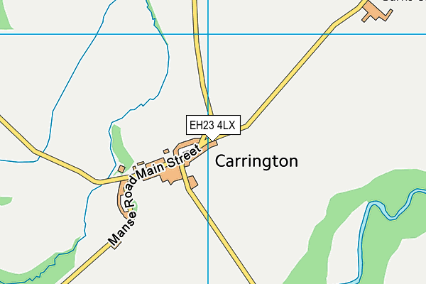 EH23 4LX map - OS VectorMap District (Ordnance Survey)