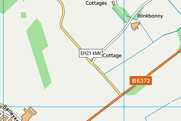 EH23 4NN map - OS VectorMap District (Ordnance Survey)