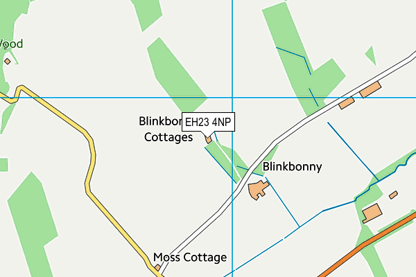 EH23 4NP map - OS VectorMap District (Ordnance Survey)