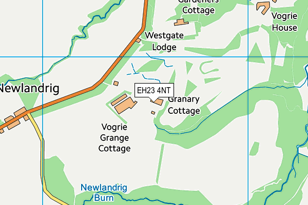 EH23 4NT map - OS VectorMap District (Ordnance Survey)