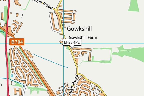 EH23 4PE map - OS VectorMap District (Ordnance Survey)