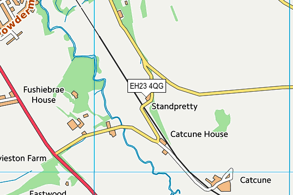 EH23 4QG map - OS VectorMap District (Ordnance Survey)
