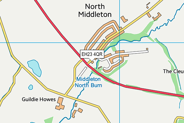 EH23 4QR map - OS VectorMap District (Ordnance Survey)